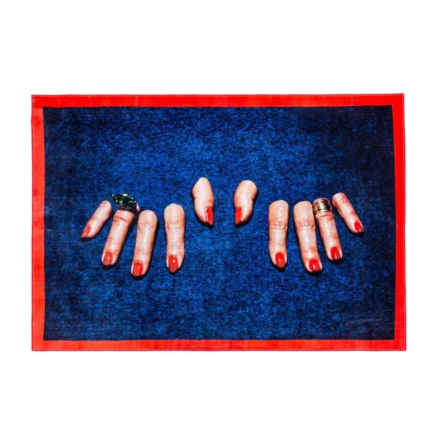Seletti Fingers rechthoekig vloerkleed