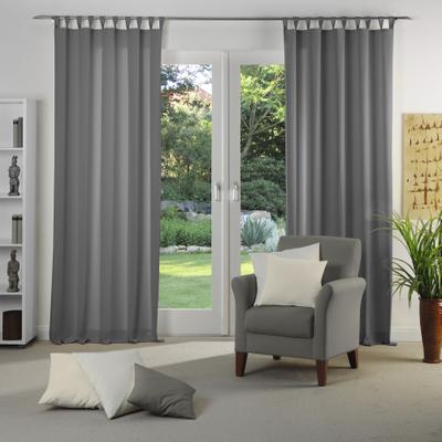 Vorhang WIRTH "Dim out", grau, B:142cm H:215cm, Polyester, Gardinen, nach Maß