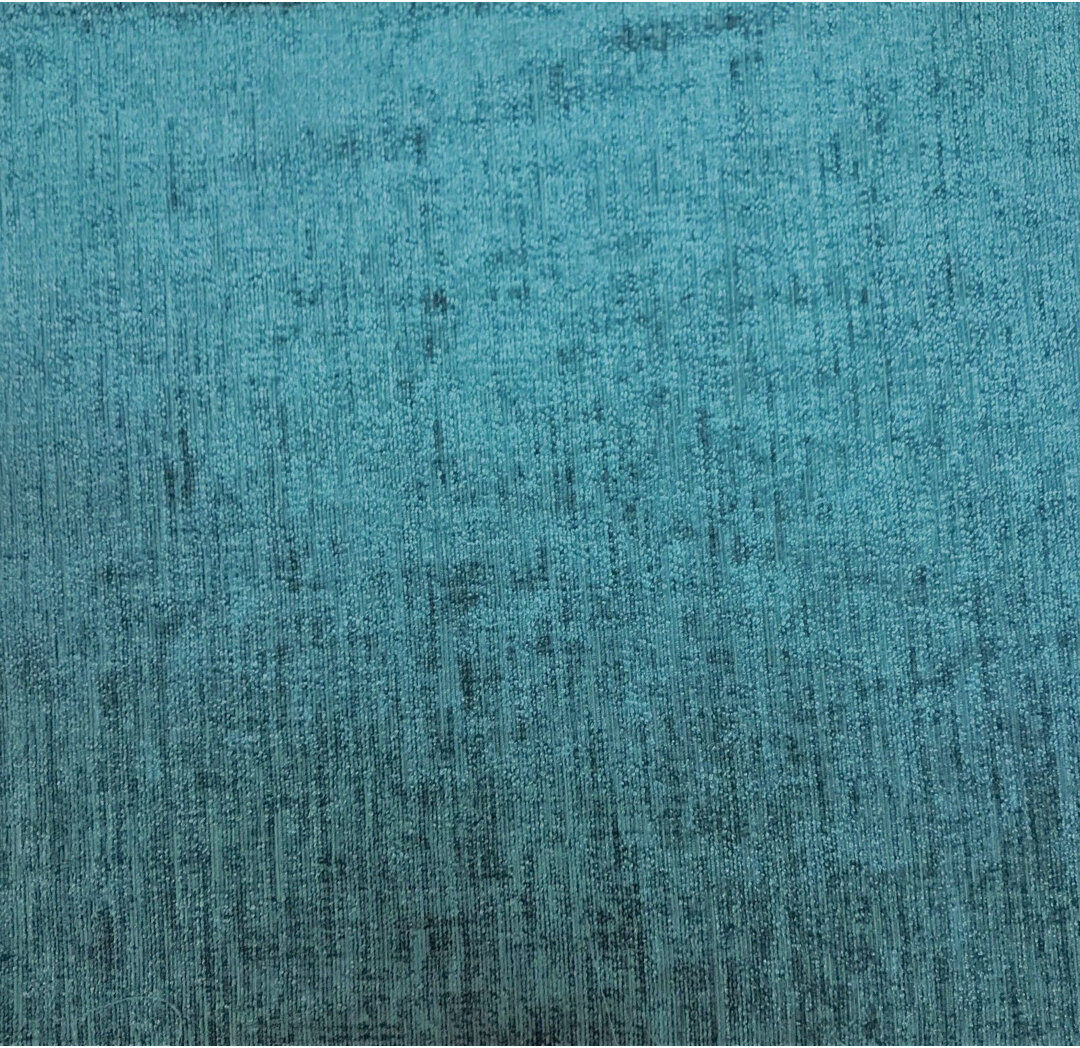 Zipcode Design Denfield Upholstered Chenille Headboard Teal Double (4'6)