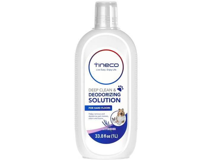 TINECO Fussbodenreiniger PET Hartboden Reinigungsflüssigkeit Lavendel 1 Liter , weiß (ohne farbbezeichnung), Reinigungsmittel, Fussbodenreiniger
