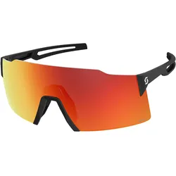 Scott Sports, Unisex, Sportbrille, Stride (Black, AMP red chrome), Rot, Schwarz