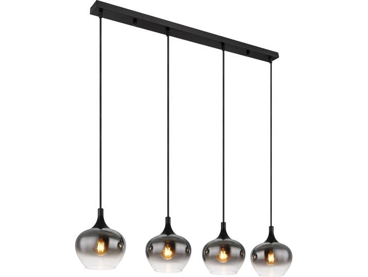 Globo Lighting Lampe à suspendre métal noir mat\, 4x E27