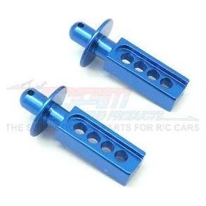 GPM Aluminium Karo-Steher eloxiert vorn blau TRX 1/16 E-Revo (GPMERV201FB)