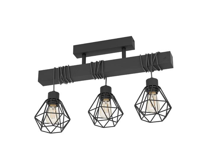 Landelijke plafondlamp Townshend 5 3-lichts Eglo - 30751