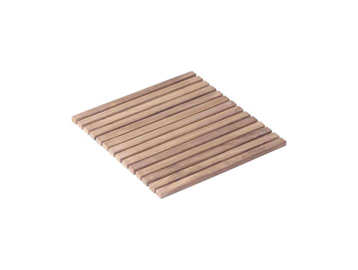 Livetastic Badteppich, Naturfarben, Teakfarben, Holz, Teakholz,Teakholz, vollmassiv, 40x2.5x40 cm, Heimtextilien, Badtextilien, Badematten & WC Vorleger
