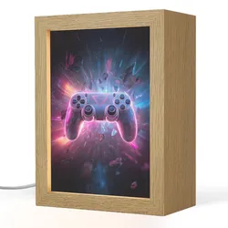 NACHTTISCHLAMPE Controller - Neon - Explosion - Abstrakt 15x20 cm