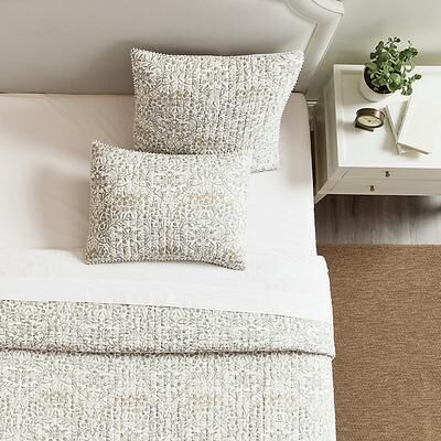 Persephonne Quilted Sham - Standard - Ballard Designs
