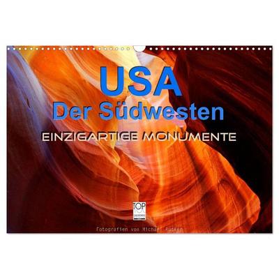 USA Der Südwesten - Einzigartige Monumente (Wandkalender 2026 DIN A3 quer), CALVENDO Monatskalender