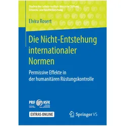 Die Nicht-Entstehung internationaler Normen, Fachbücher von Elvira Rosert