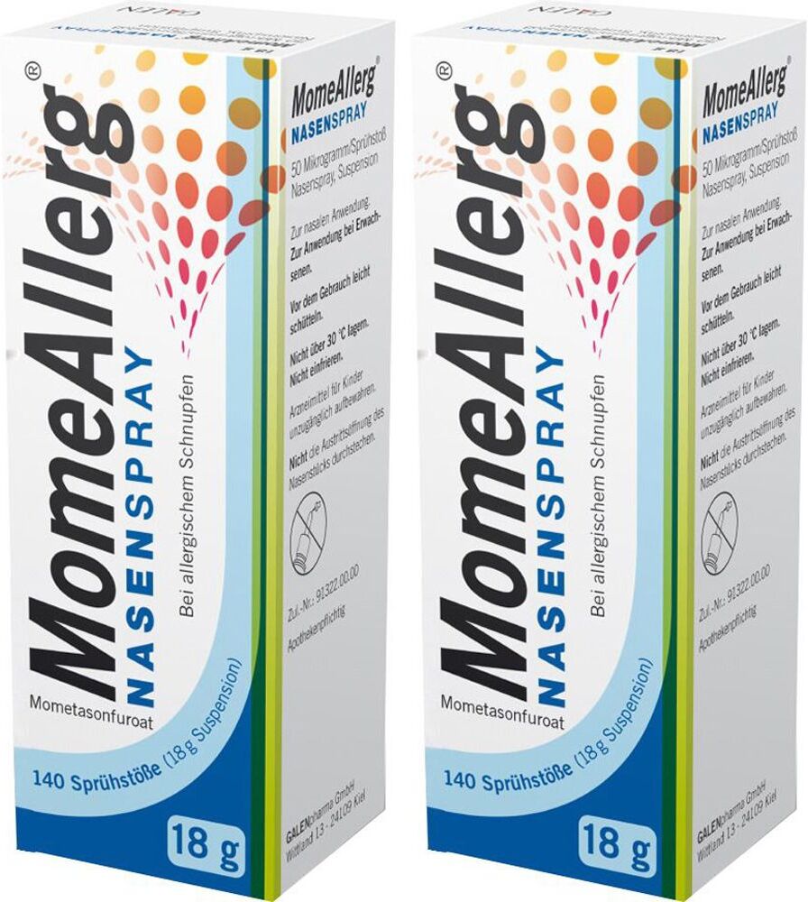 Momeallerg 50Ug/Spruehs140 Doppelpack 2x18 g Nasenspray