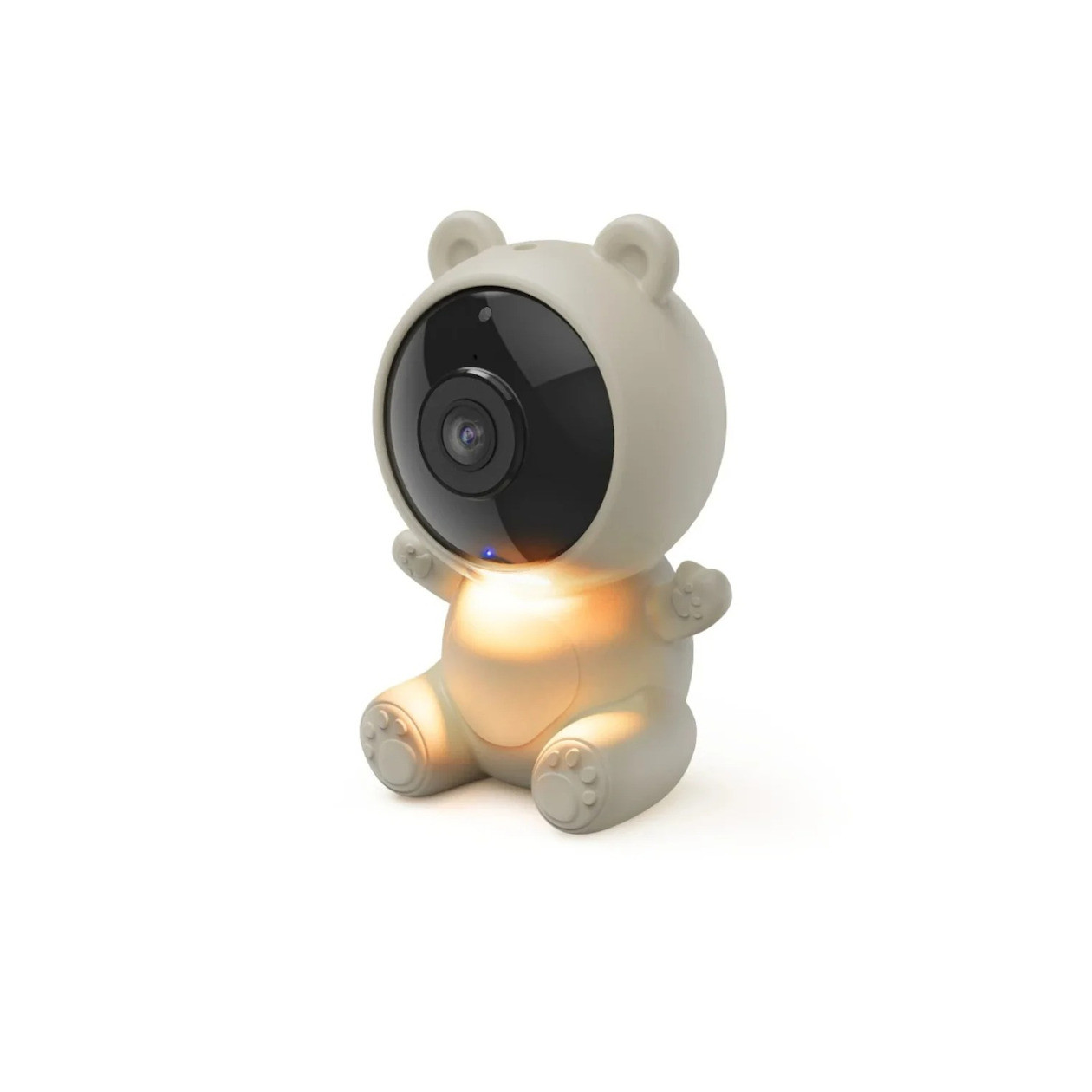 Hama Slimme IP-camera voor baby's, 1080p WLAN bewakingscamera met nachtlicht en audio, Wit