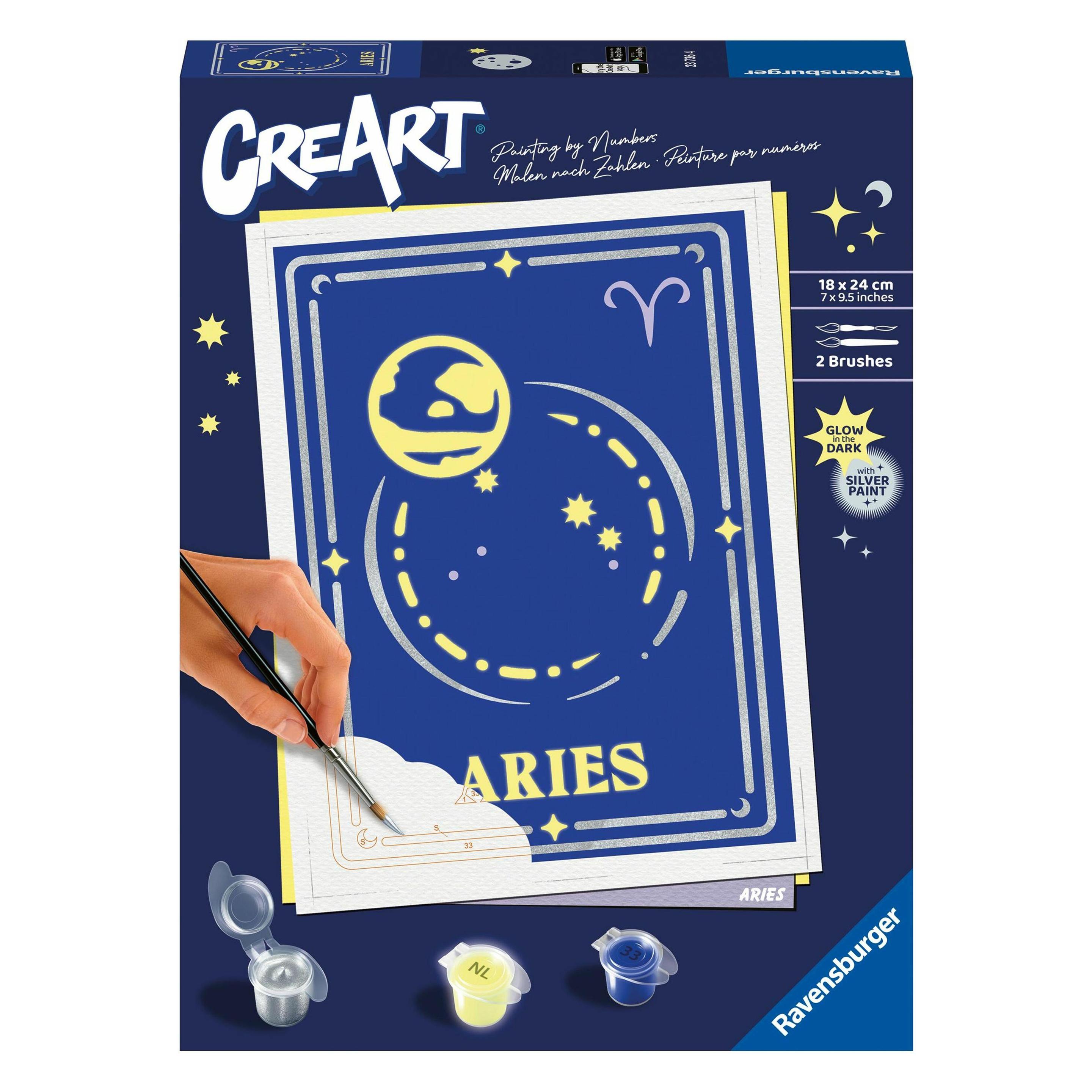 Ravensburger CreArt - Malen nach Zahlen 23736 - Aries - ab 14 Jahren (23736)