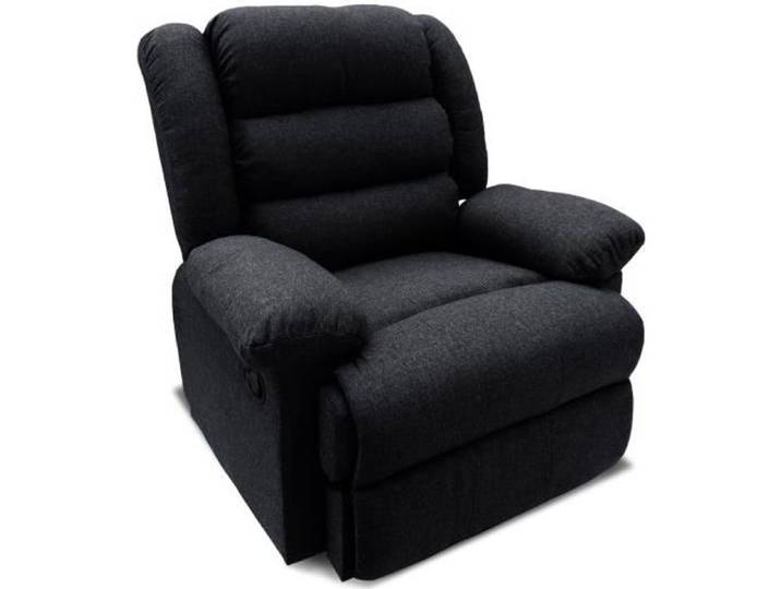 Fauteuil relax Norton tissu Noir
