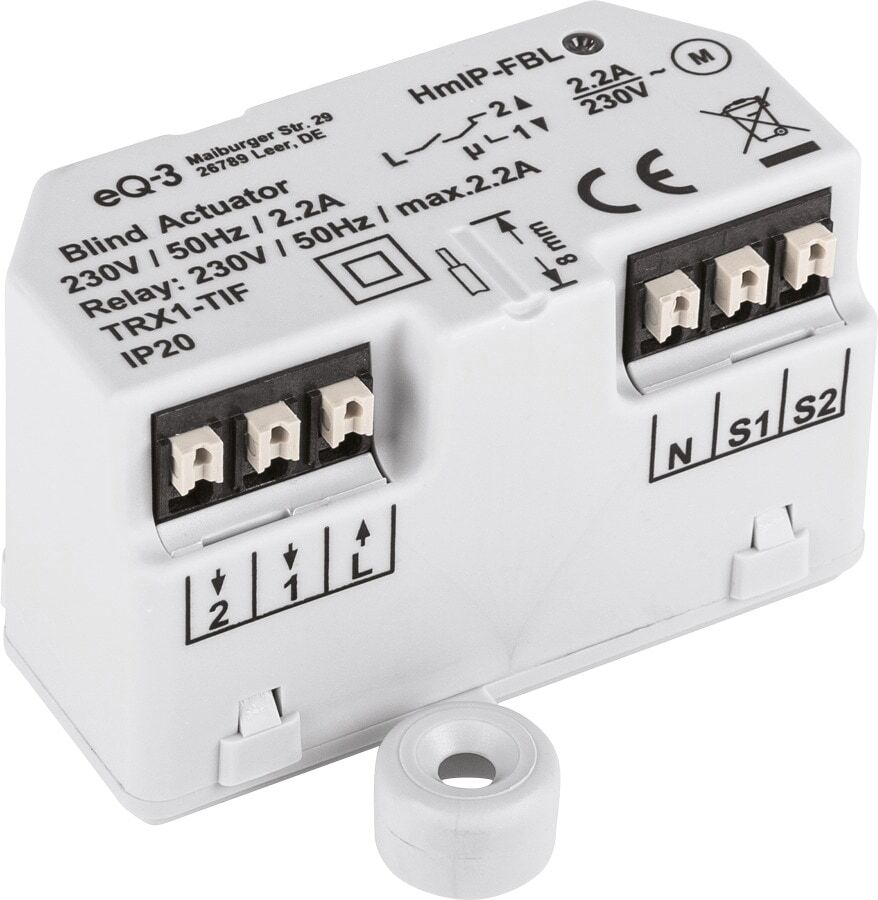 HOMEMATIC IP Smart-Home-Steuerelement "Jalousieaktor – Unterputz", weiß, B:22cm H:14cm T:30cm, Smart-Home-Stationen, Smart-Home-Steuerelement