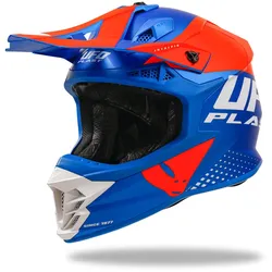 UFO Plast Crosshelm  Intrepid Blau / Orange XL