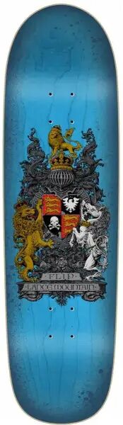 Skateboard Deck Flip Mountain Crest (8.75" - Sprayed Teal)