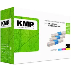 KMP, Toner, Toner ersetzt 44973535, 44973534, 44973533 (C, M, Y)