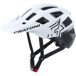 Cratoni AllSet Pro MTB Helm white-black matt