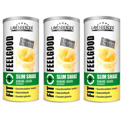 Layenberger Fit+Feelgood Slim, Banane-Quark, Pulver 3x396 g