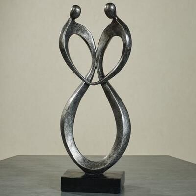 Touch of Class Passionate Dance Sculpture Silver , Silver