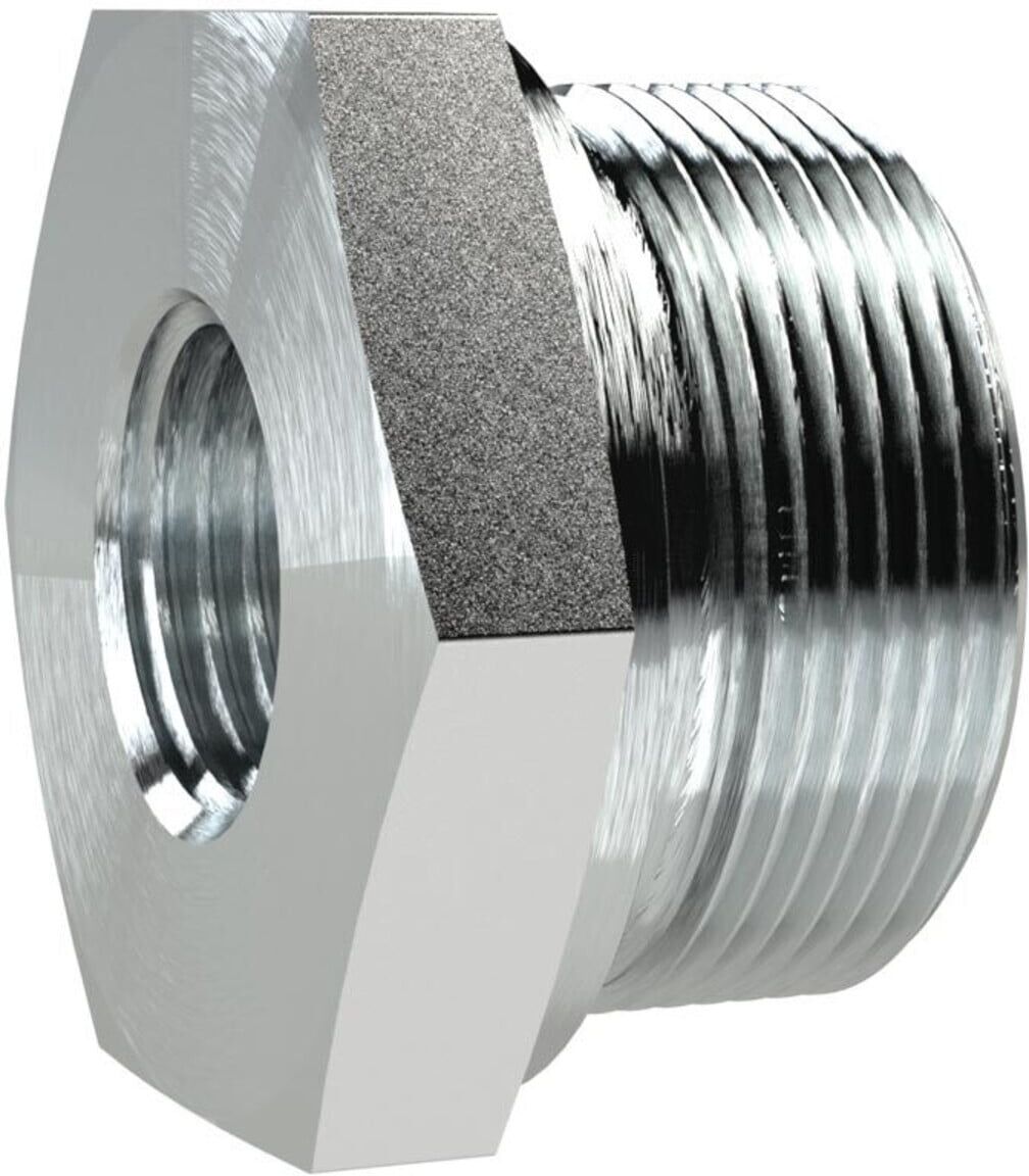 Riegler Lange Wechselreduzierung, G 1/2 a., G 1 i., Stahl verzinkt (RED121SST)