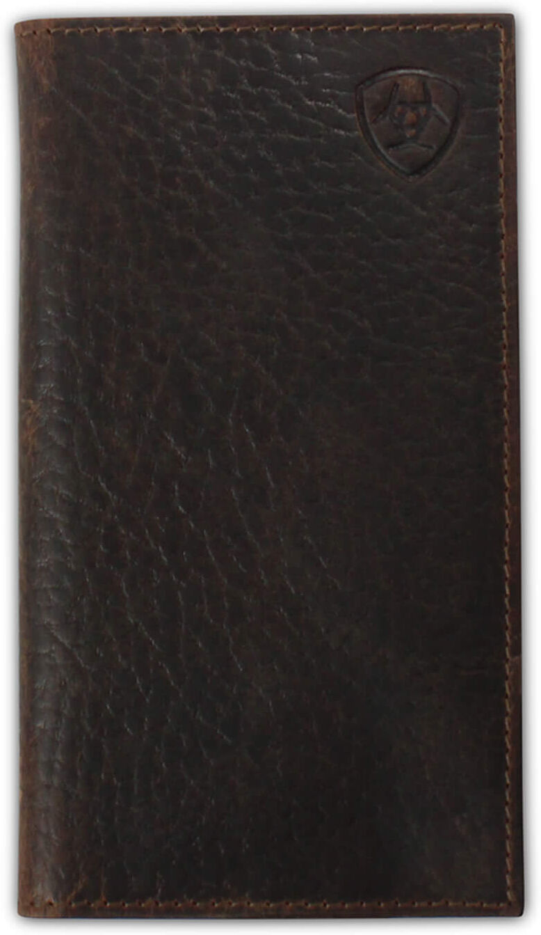 Men's Rodeo Wallet Corner Shield in Brown Leather by Ariat