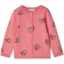 Tchibo - Kinder-Strickjacke - Mädchen - Gr. 98/104 - dunkelrosa