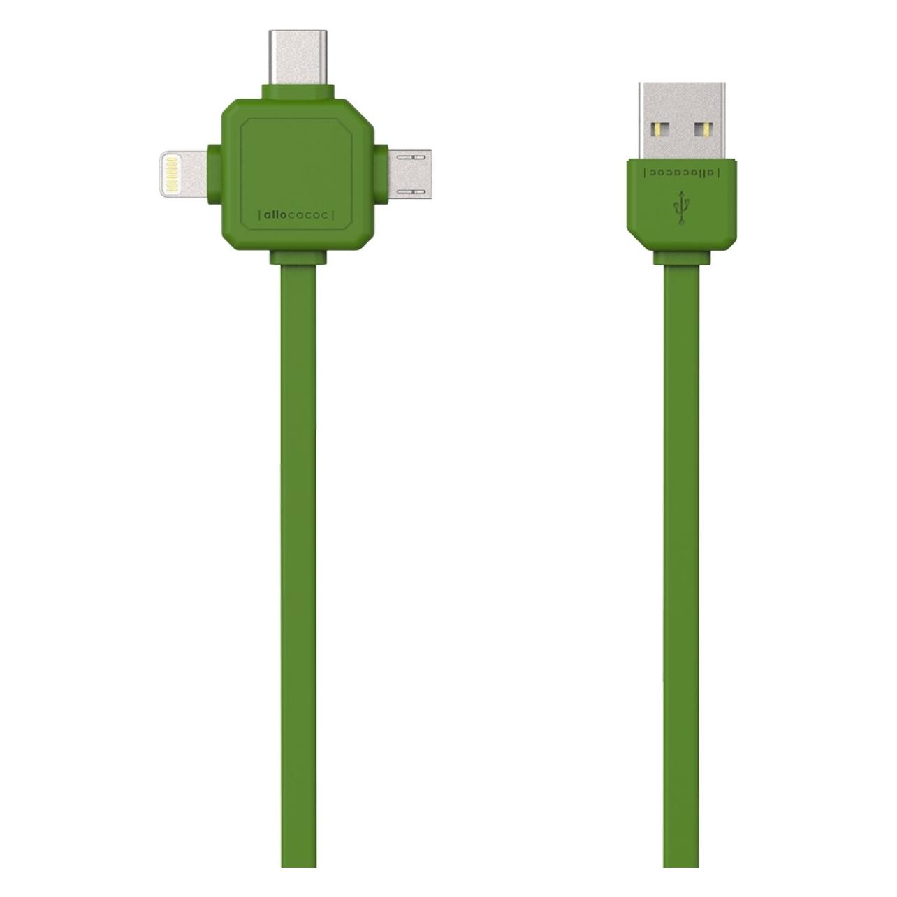 Allocacoc USB 3 in 1 (1.50 m, USB 2.0) (66.9003GN)