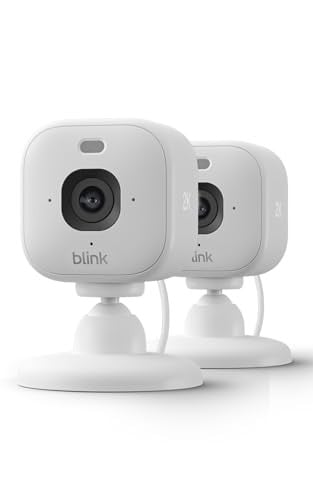 Blink Mini 2K+ Beveiligingscamera 2-pack, Wit