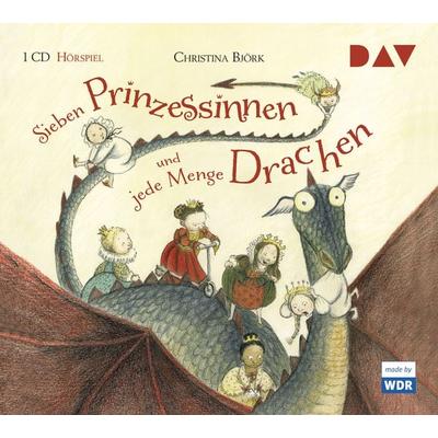 Sieben Prinzessinnen und jede Menge Drachen - Christina Björk, CD, 9783742400499
