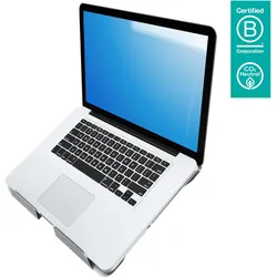 Dataflex 52.972 Notebookhalterung, Metall, Silber, 36.5 x 28.5 x 4.6 cm, Notebook Ständer, Silber