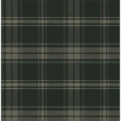 Seabrook Designs Dellabrooke Plaid Pre-Pasted Wallpaper