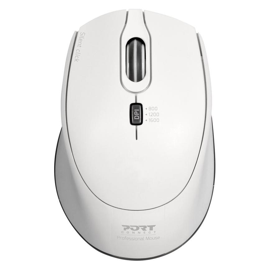 Port Designs 900714 Maus Beidhändig RF Wireless+USB Type-C 1600 DPI (Kabellos) (900714)