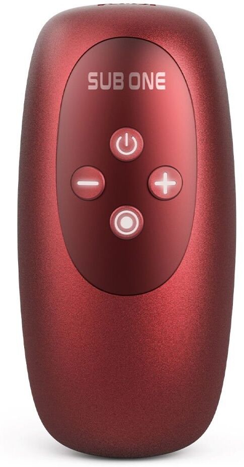 Manwan Sub One - Masturbateur Vibrant avec Fonction Tapping - Velvet Red