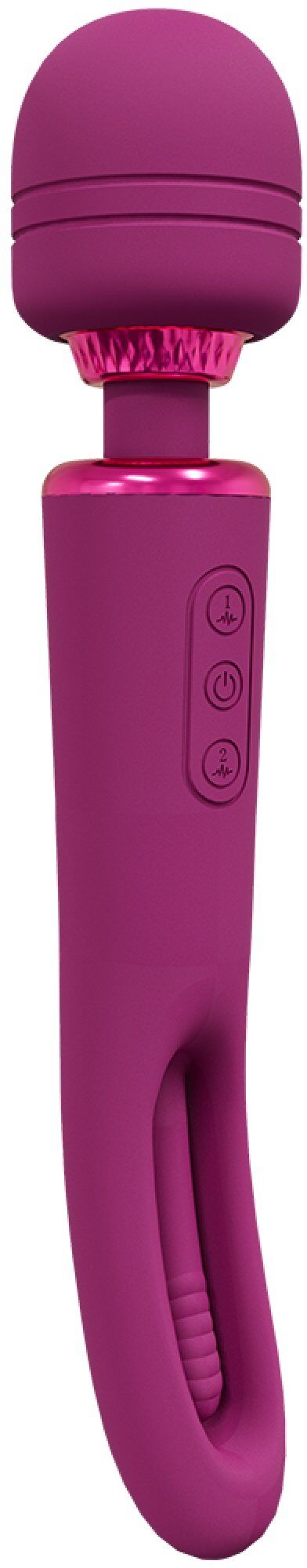 VIVE Kiku - Double Wand avec Battement pour Point G - Rose