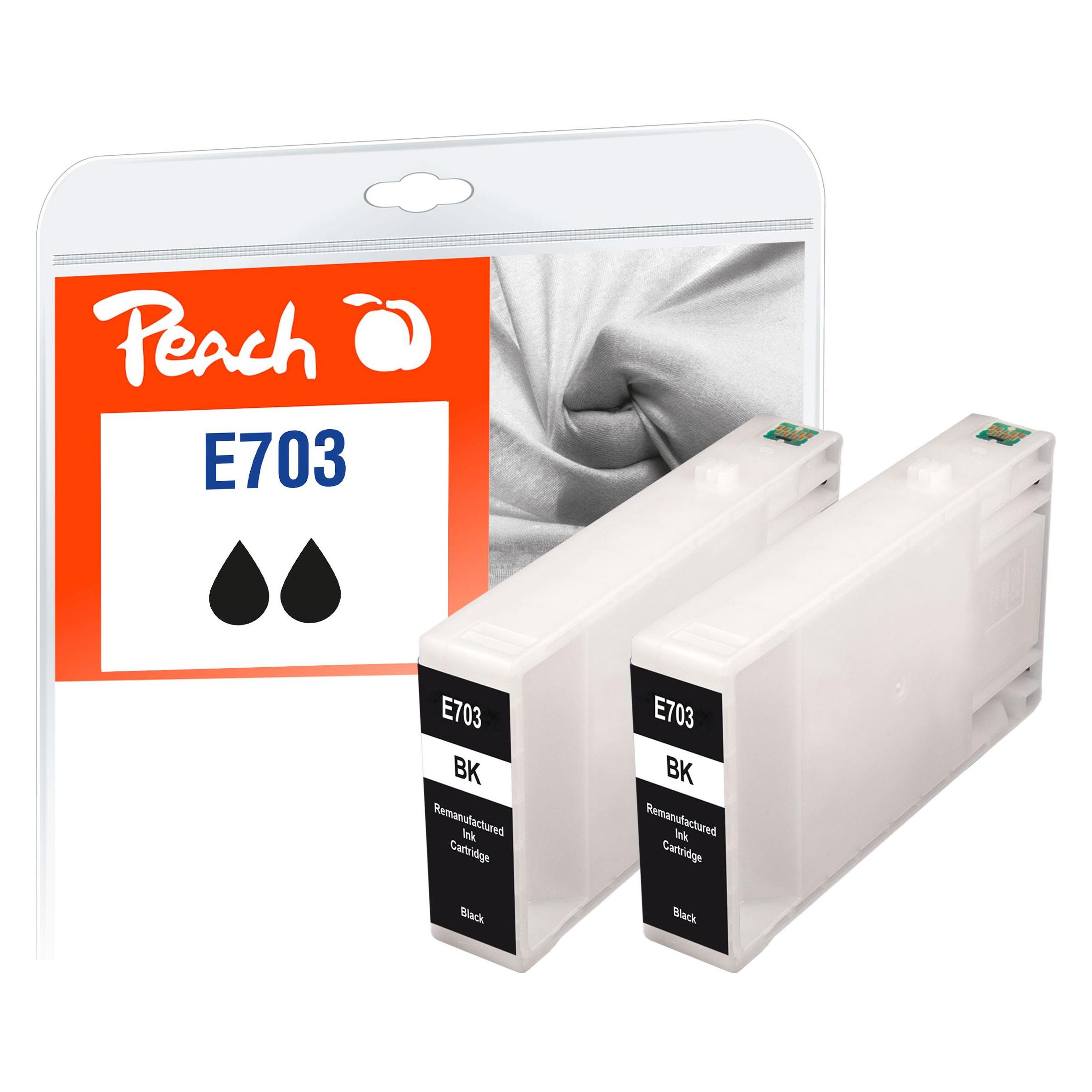 Peach PI200-709 Druckerpatrone (e) Kompatibel Standardertrag (BK) (PI200-709)