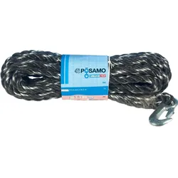 Magni, Seil, PP-Seil gedr. schw/weiss 14,0mmx10m Docke m.Hacken (10 m)