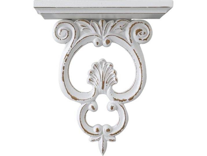 Vintage Petite Etagere Murale Blanche Or Glam Etagere Murale Bois Etageres Mmurales Pour Chambre Salon Couloir[BI207]