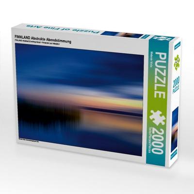 FINNLAND Abstrakte Abendstimmung (Puzzle)