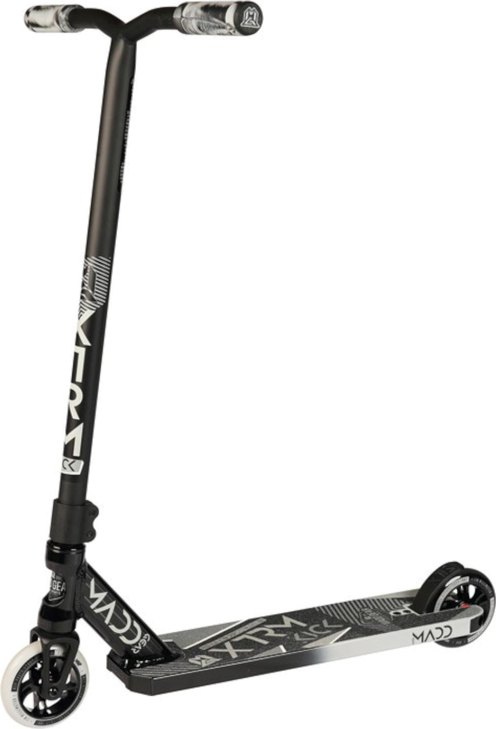 Madd Stuntscooter Kick Extreme , Schwarz Silber