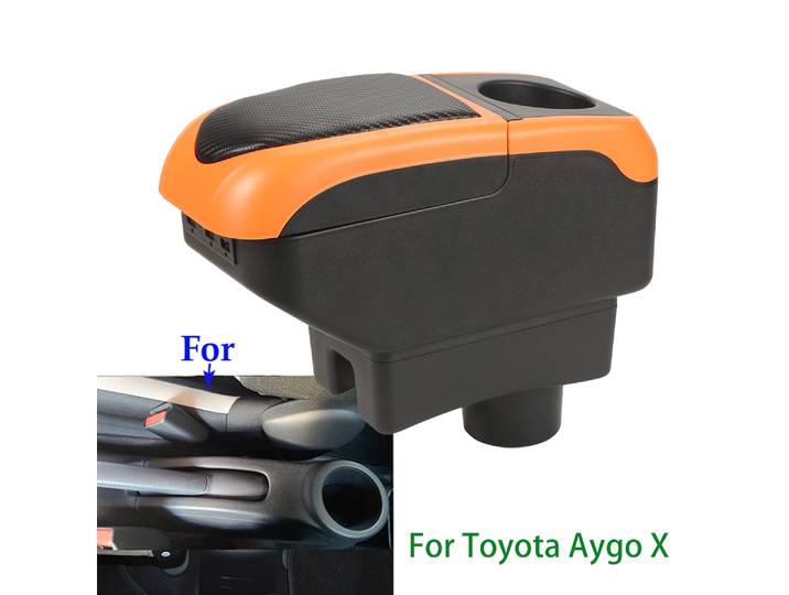 Boîte d'accoudoir de voiture pour Toyota Aygo X, pièces de rechange, boîte de rangement automatique, bras, rehaussement rapide, détails intérieurs
