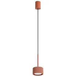 Sollux SL.2680 Pendelleuchte AURA 1 rote ocker Gx53