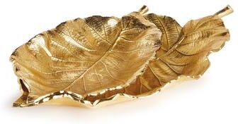Porch & Petal Alegra Leaf Trays, Set Of 2 - 16.5 x 8.5 x 2;12.5 x 6.75 x 1.25