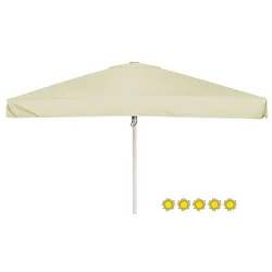 Doppler Gastronomie Sonnenschirm "Braumeister 400 x 400",natur,400 x 400 cm