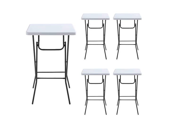 Klappbarer Stehtisch 68x68x110 cm 5er-Set