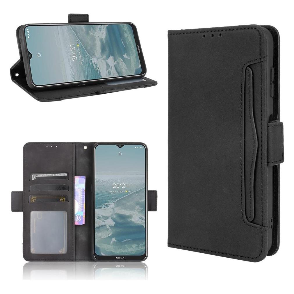 Cover-Discount Nokia G10 / G20 - Etui mit vielen Kartenfächer schwarz (Nokia G10, Nokia G20) (104702356A)