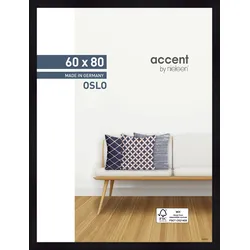 Bilderrahmen OSLO (LB 60x80 cm) - schwarz - LB 60x80 cm