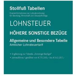 Lohnsteuer 2023 Höhere Sonstige Bezüge, Fachbücher