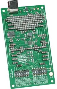 DISPLAY VISIONS EA 9780-4USB - USB test board for DOG modules and eLABEL20