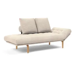 INNOVATION LIVING Schlafsofa Rollo Bow Cord Weiß Ivory